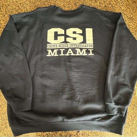 Men’s CSI Miami Sweatshirt. Size XL - Picture 1 of 2